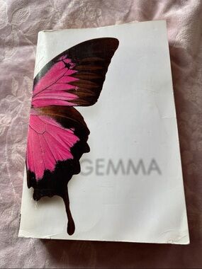 Pink & Brown Butterfly Art Print Notebook